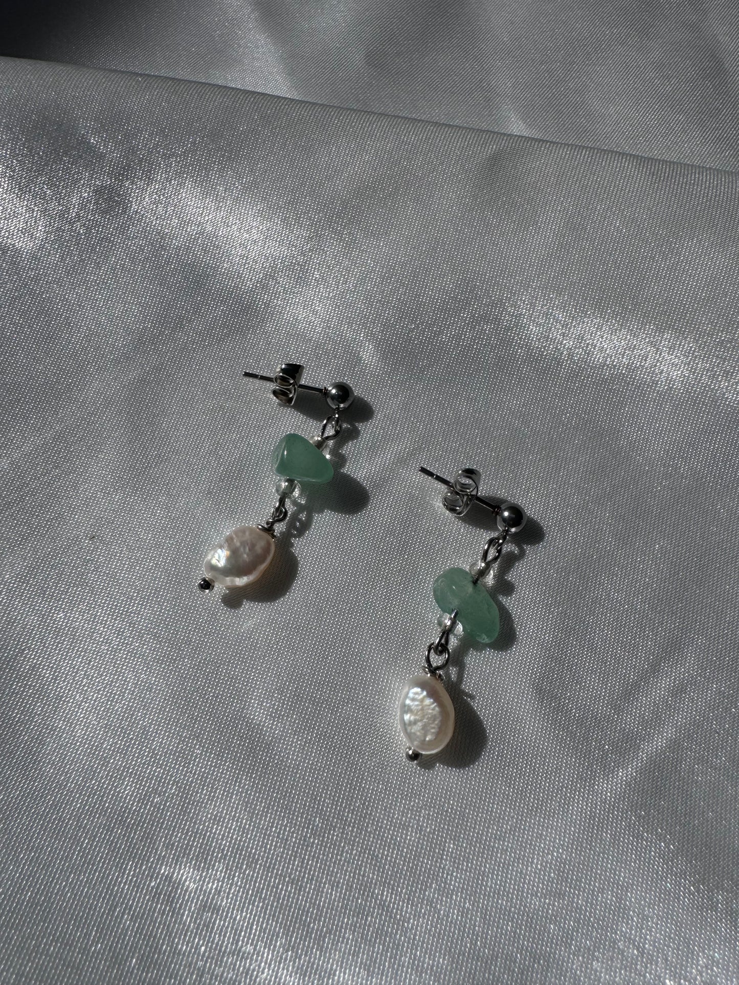 Jade earrings